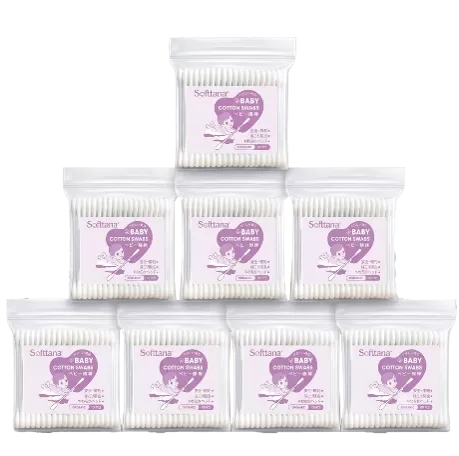 Tăm Bông SoftTana Trẻ Em Lốc 12 Bịch